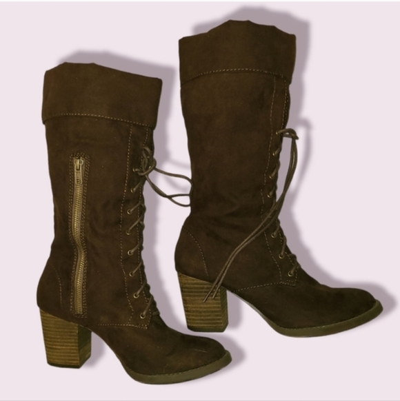 Forever 21 Shoes - Brown Suede Women's Boots